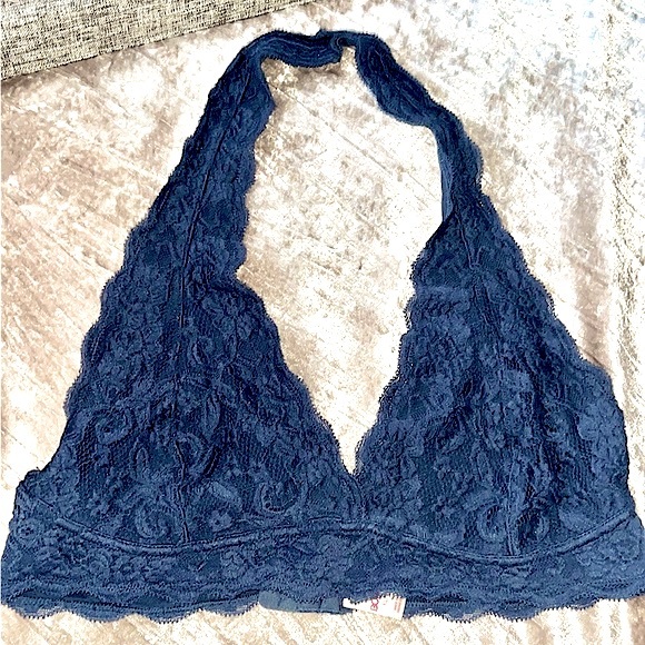 Bongo Blue Halter Bralette, Women’s Size X-Large. - Picture 4 of 8
